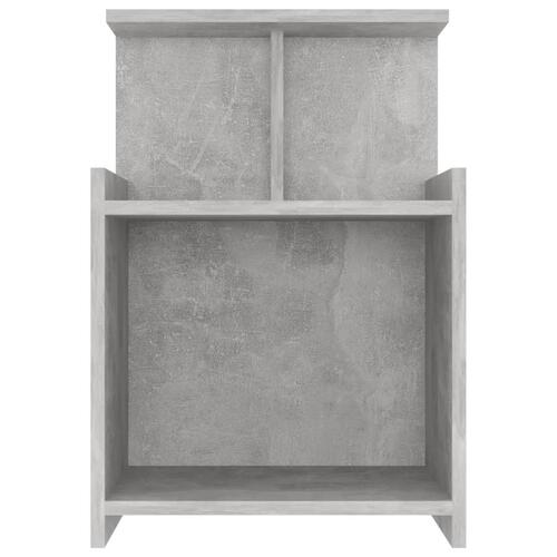 Sengeskab 40x35x60 cm spånplade betongrå