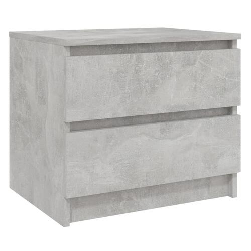 Sengeskab 50x39x43,5 cm spånplade betongrå