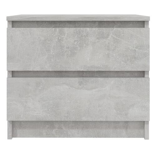 Sengeskab 50x39x43,5 cm spånplade betongrå