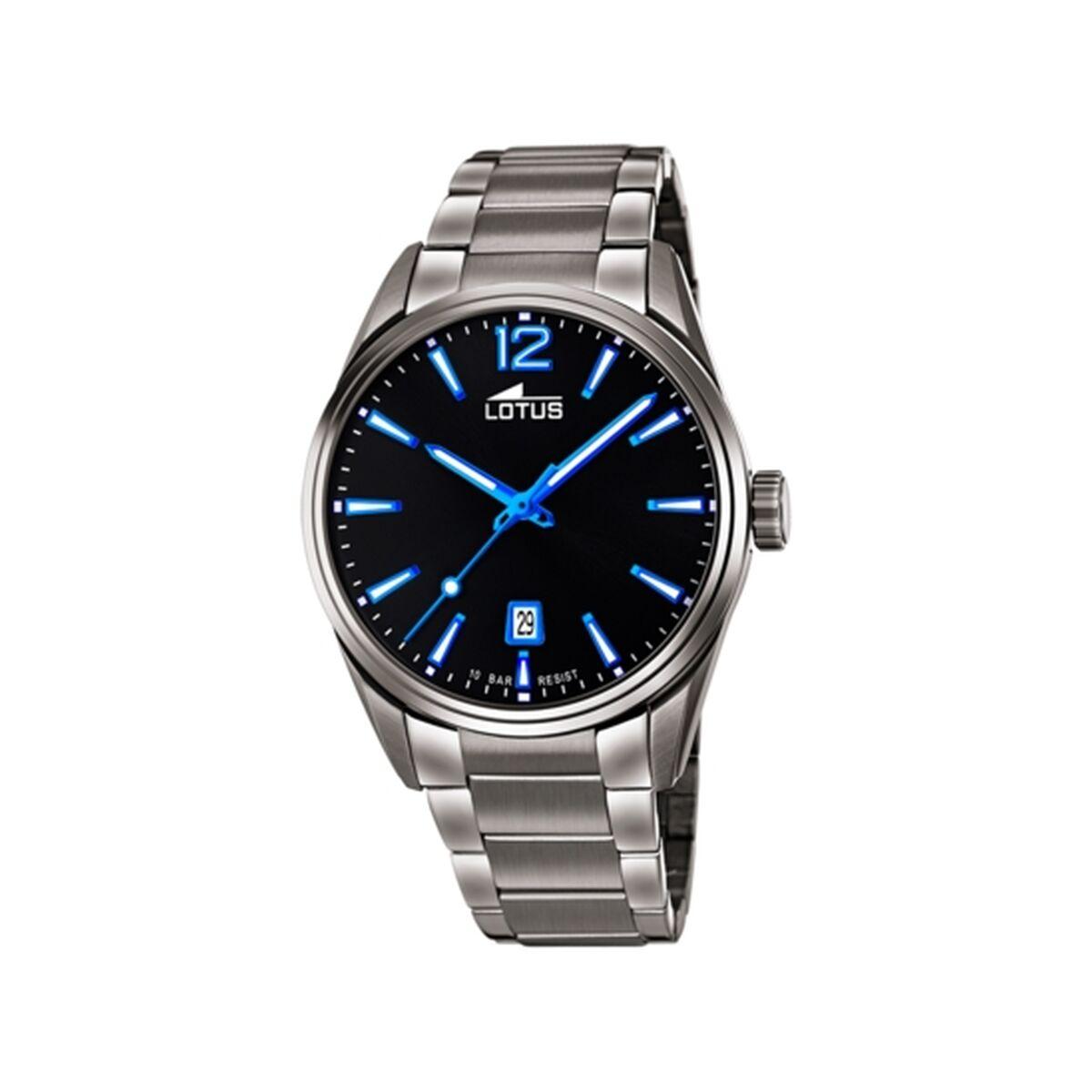 Lotus Herreur 18684/6 - sølvfarvet armbåndsur til mænd billede