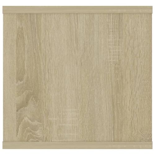 Væghylde 102x30x29 cm konstrueret træ sonoma-eg