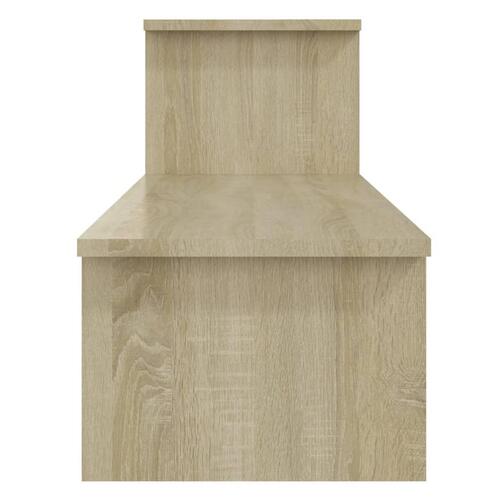 Tv-bord 180x30x43 cm konstrueret træ sonoma-eg