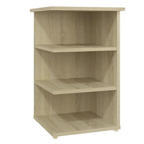 Sideskab 35x35x55 cm konstrueret træ sonoma-eg