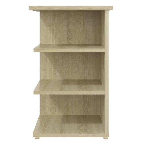 Sideskab 35x35x55 cm konstrueret træ sonoma-eg
