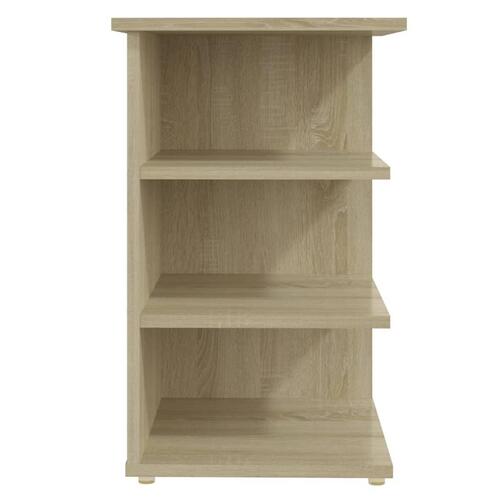 Sideskab 35x35x55 cm konstrueret træ sonoma-eg