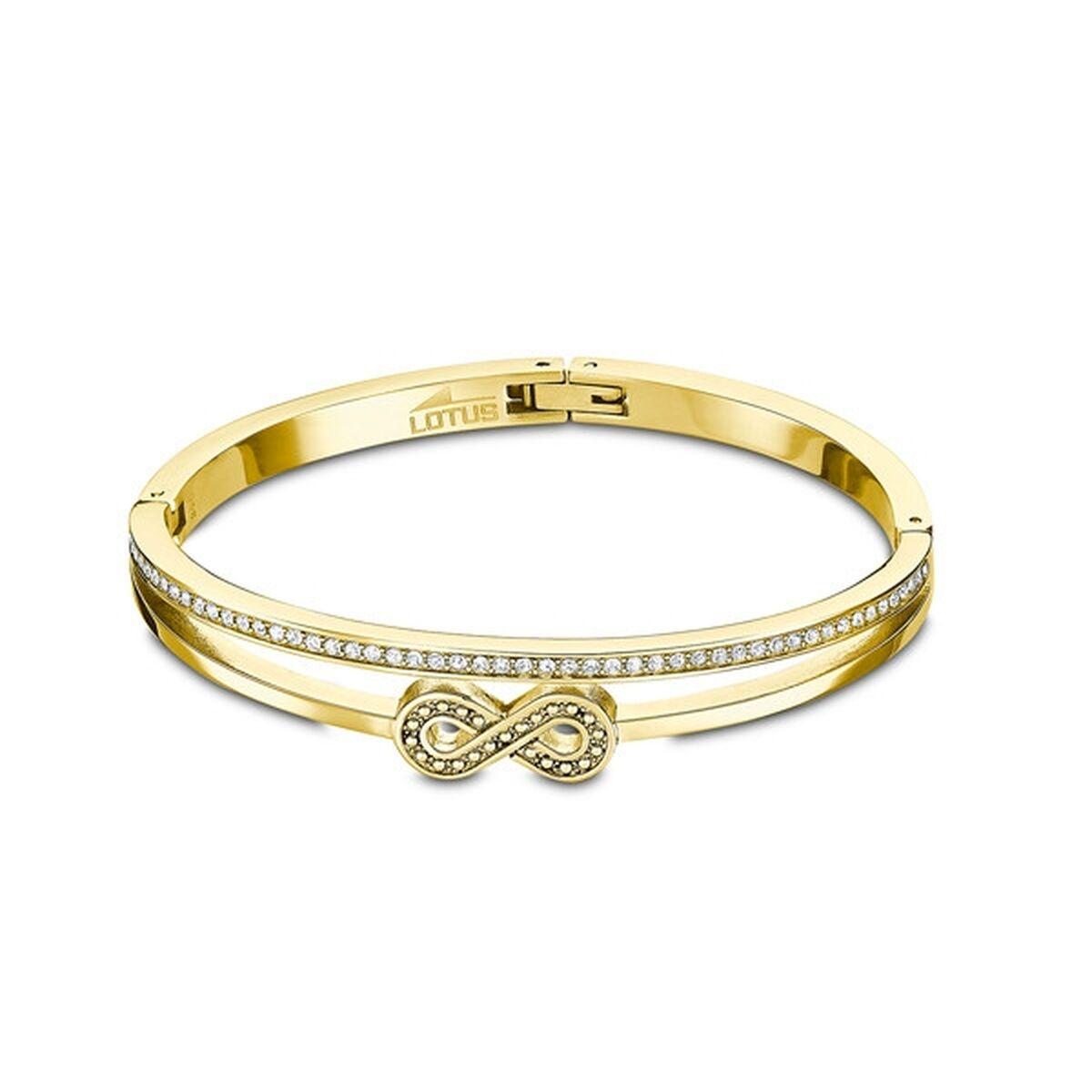 Armbånd til kvinder Lotus - LS2121-2/2 guldlook med infinity billede
