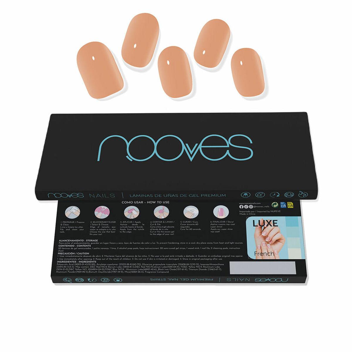Nooves Gel Nail Foils - Cru au soleil (20 stk.)