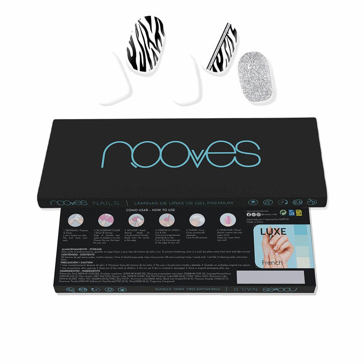Nooves Gel Nail Foils - Funky Baby (20 stk)