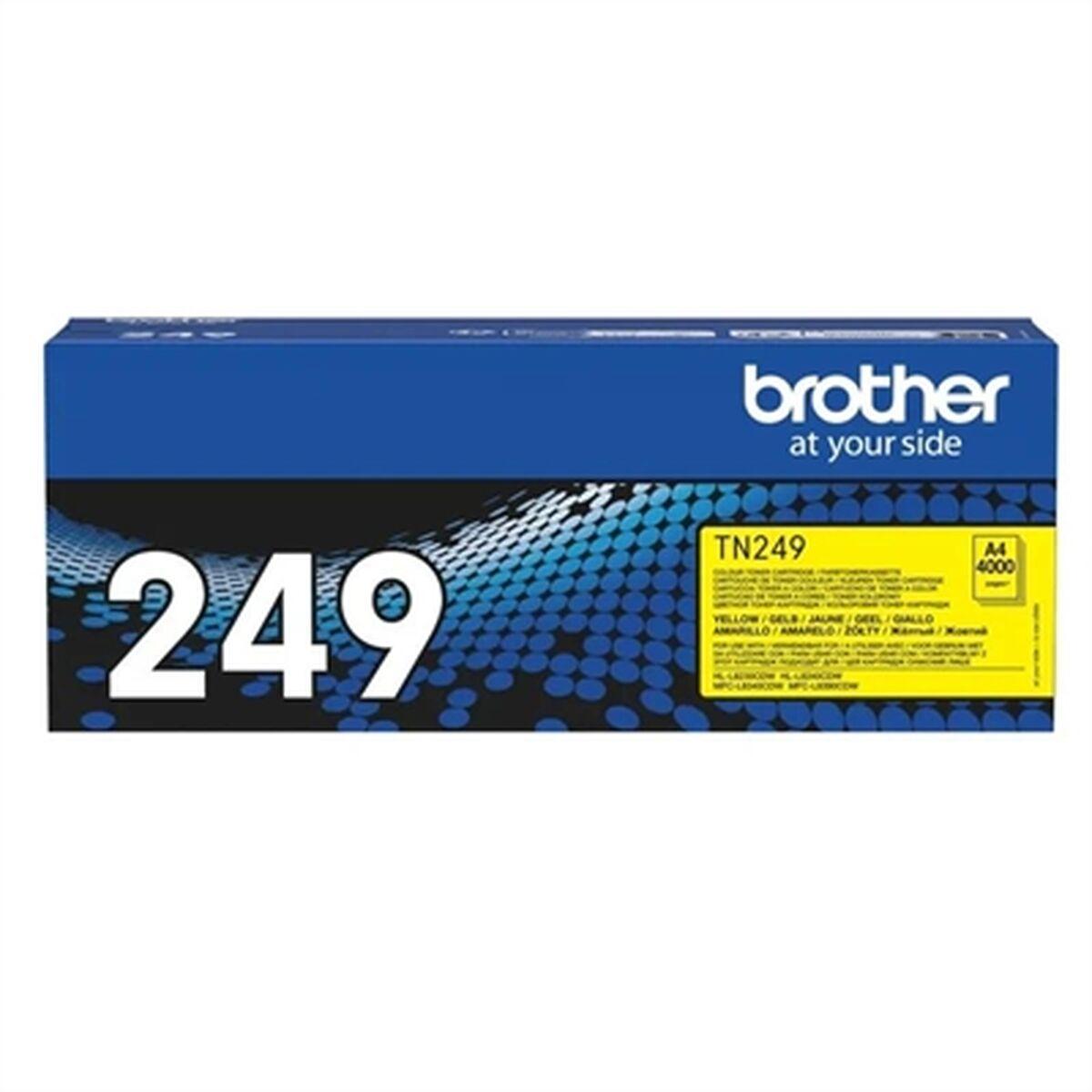 Toner Brother TN249Y gul - original, 4.000 sider billede