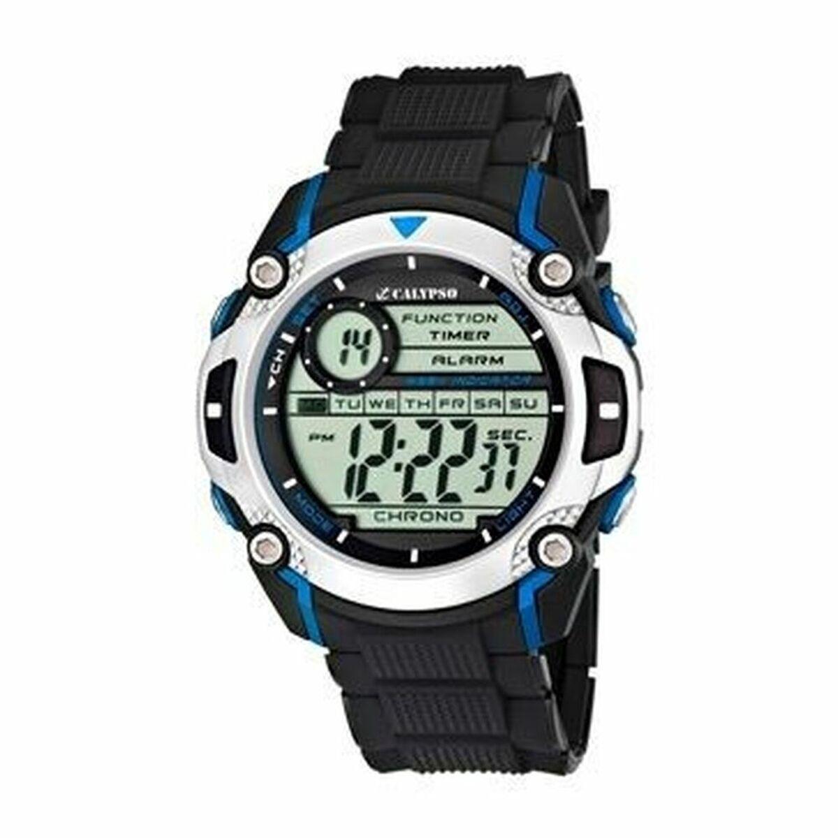 Calypso K5577/2 herreur - digital armbåndsur til mænd billede