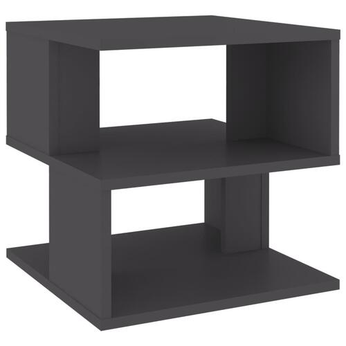 Sidebord 40x40x40 cm konstrueret træ grå