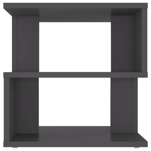 Sidebord 40x40x40 cm konstrueret træ grå