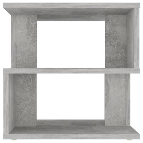 Sidebord 40x40x40 cm spånplade betongrå