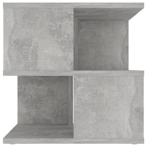 Sidebord 40x40x40 cm spånplade betongrå