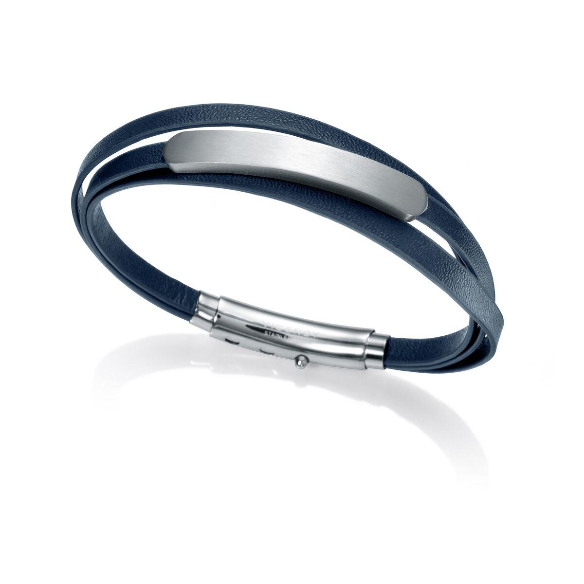 Armbånd til mænd 75197P01013 - stilrent læderlook billede