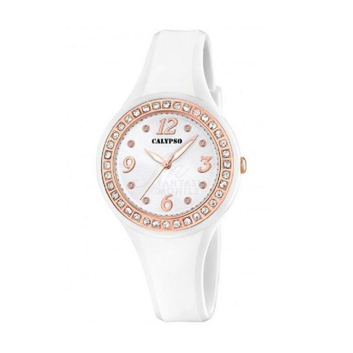 Calypso K5567/B dameur - kvarts armbåndsur i polykarbonat billede