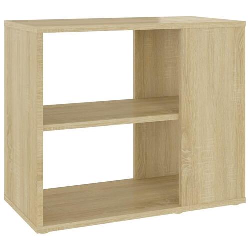 Sideskab 60x30x50 cm konstrueret træ sonoma-eg