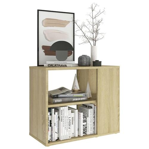 Sideskab 60x30x50 cm konstrueret træ sonoma-eg