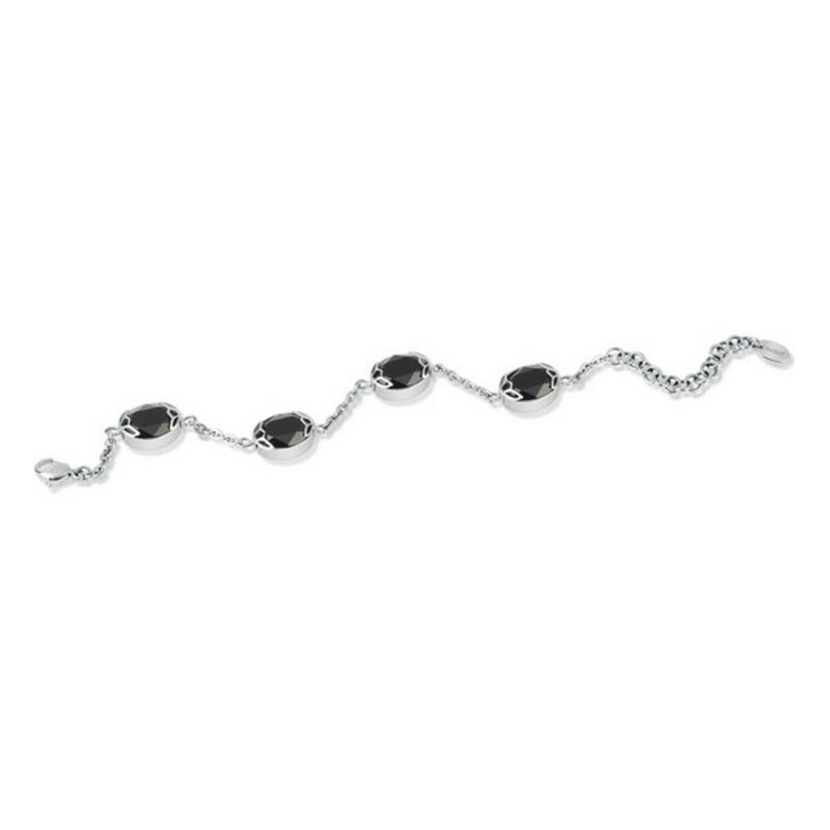 Swatch armbånd til kvinder JBB019-U - stål, sort/sølvfarvet, 20 cm billede