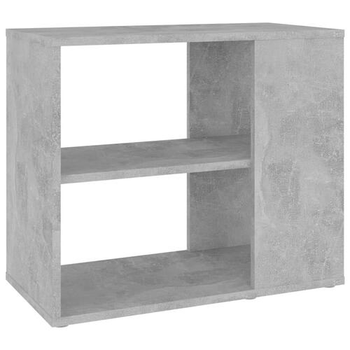 Sideskab 60x30x50 cm konstrueret træ betongrå