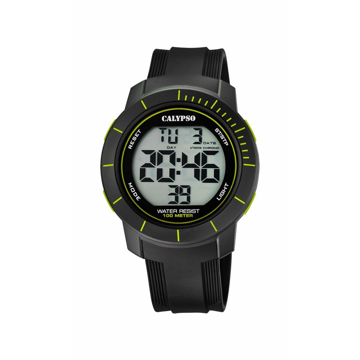 Calypso K5839/1 herreur - digitalt armbåndsur i grå billede
