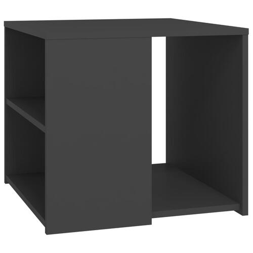 Sidebord 50x50x45 cm konstrueret træ grå
