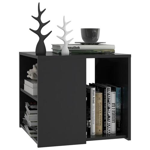 Sidebord 50x50x45 cm konstrueret træ grå