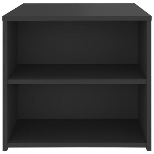 Sidebord 50x50x45 cm konstrueret træ grå