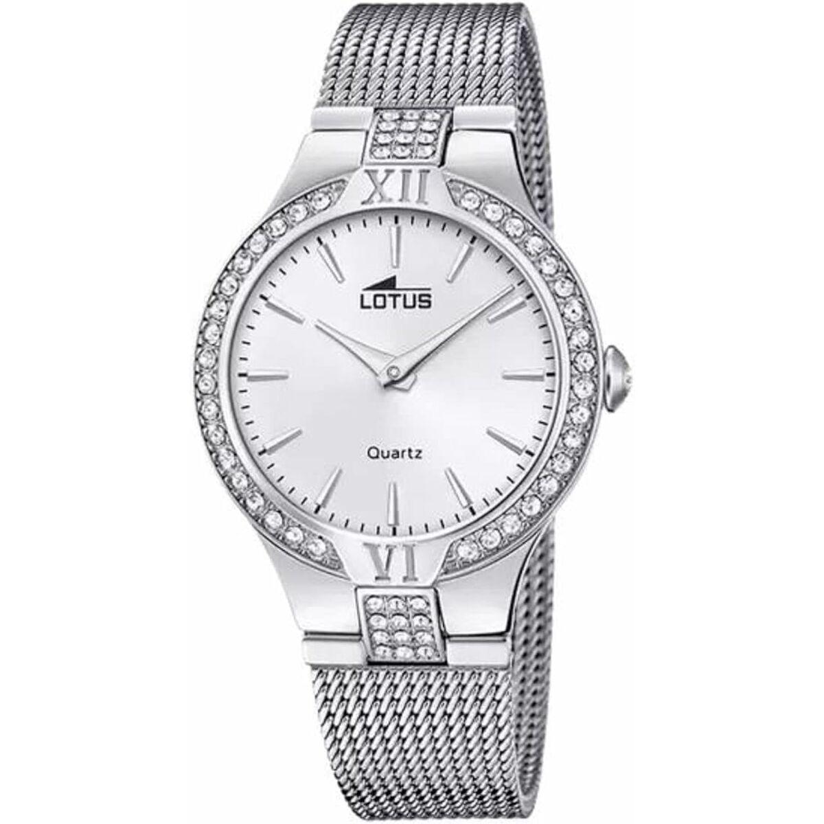 Lotus 18894/1 dameur - sølvfarvet armbåndsur i rustfrit stål billede
