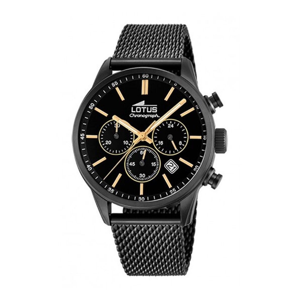 Lotus 18700/2 børneur - sort armbåndsur med kronograf billede