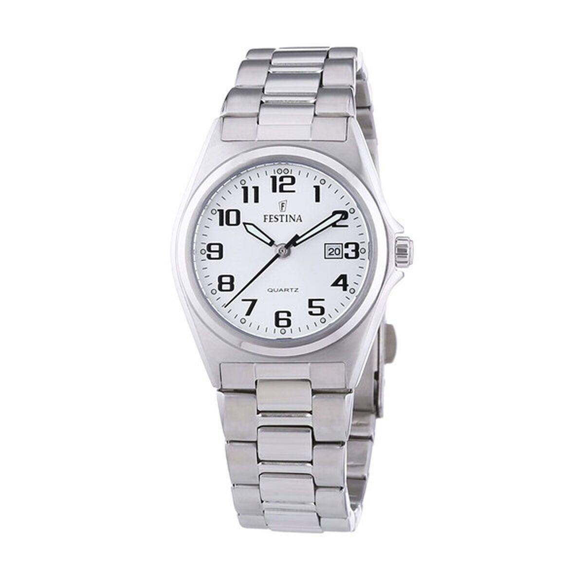 Festina dameur F16375/9 - sølvfarvet armbåndsur, 32 mm billede