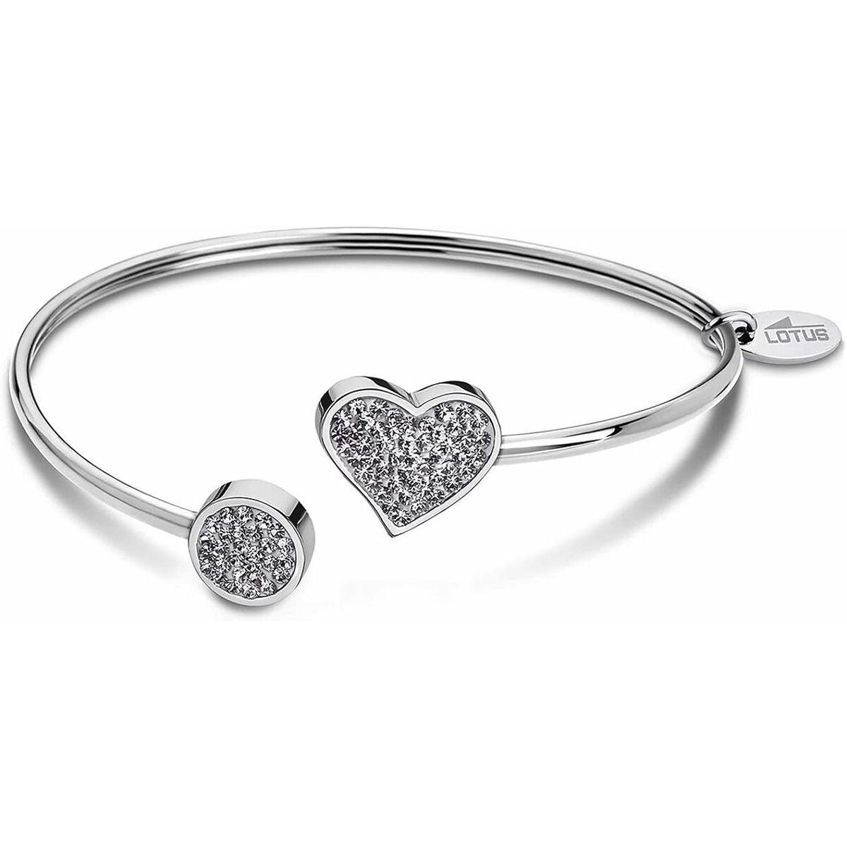 Lotus LS1850-2/1 armbånd til kvinder - åben bangle med hjerte billede
