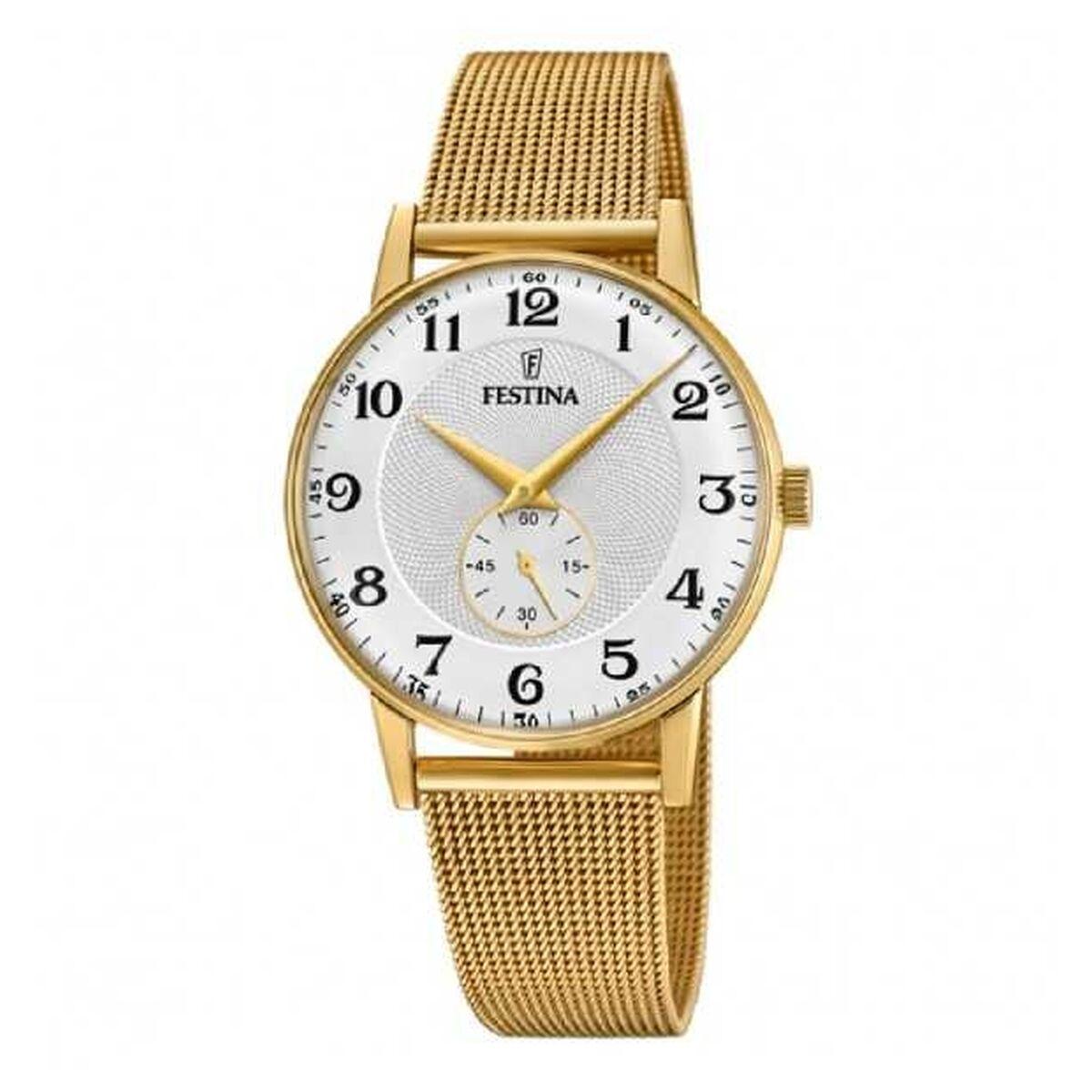 Festina herreur F20569/1 - guld, rustfrit stål, kvarts billede