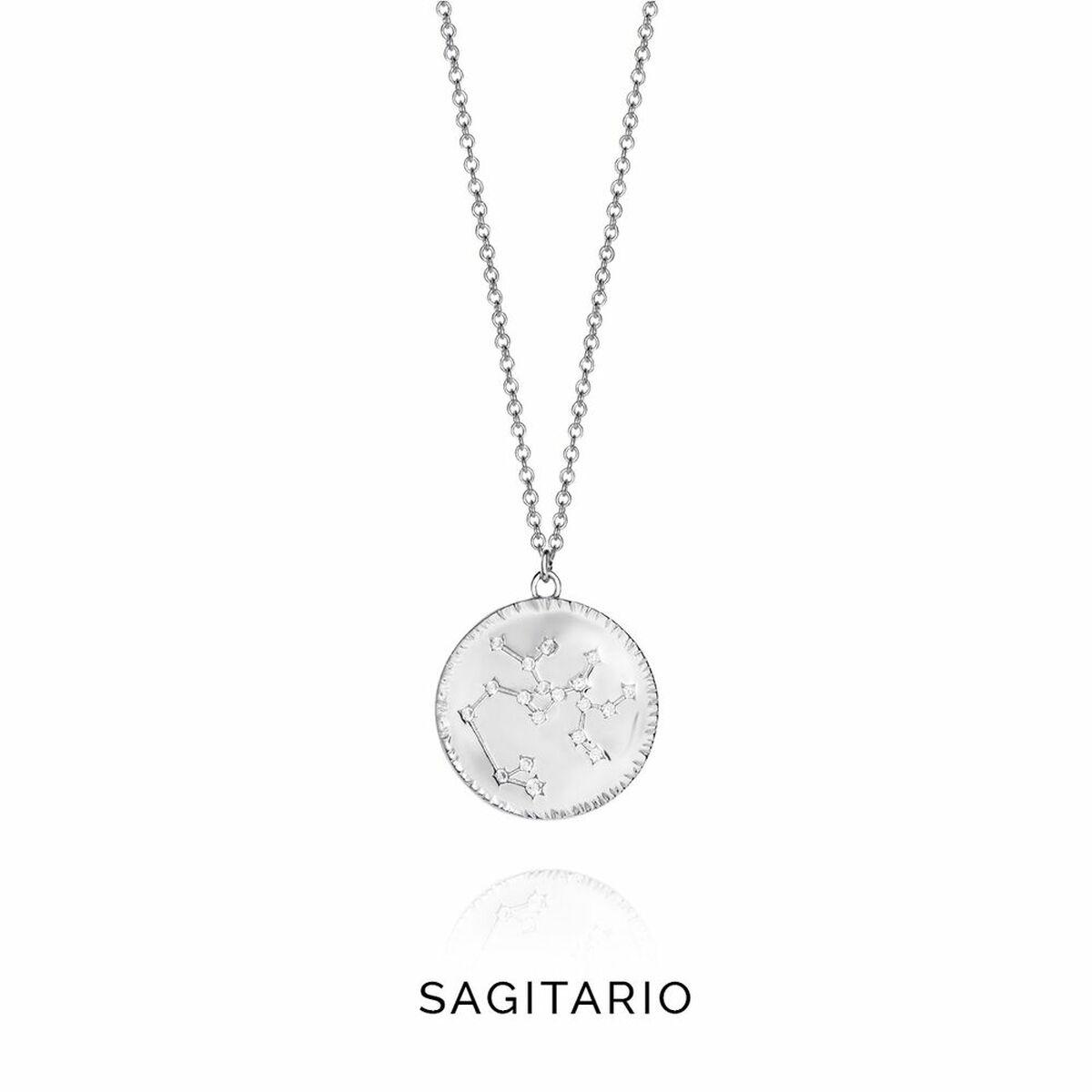 Halskæde til kvinder - stjernetegn Sagittarius, 925 sterling sølv billede