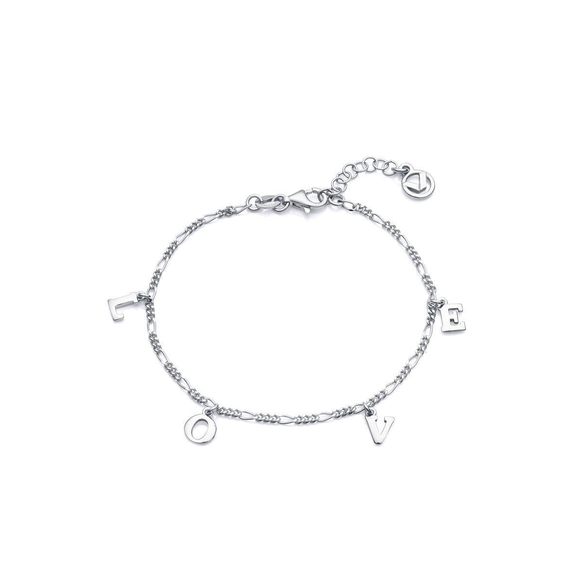 Armbånd til kvinder i sterling sølv 925 - LOVE billede