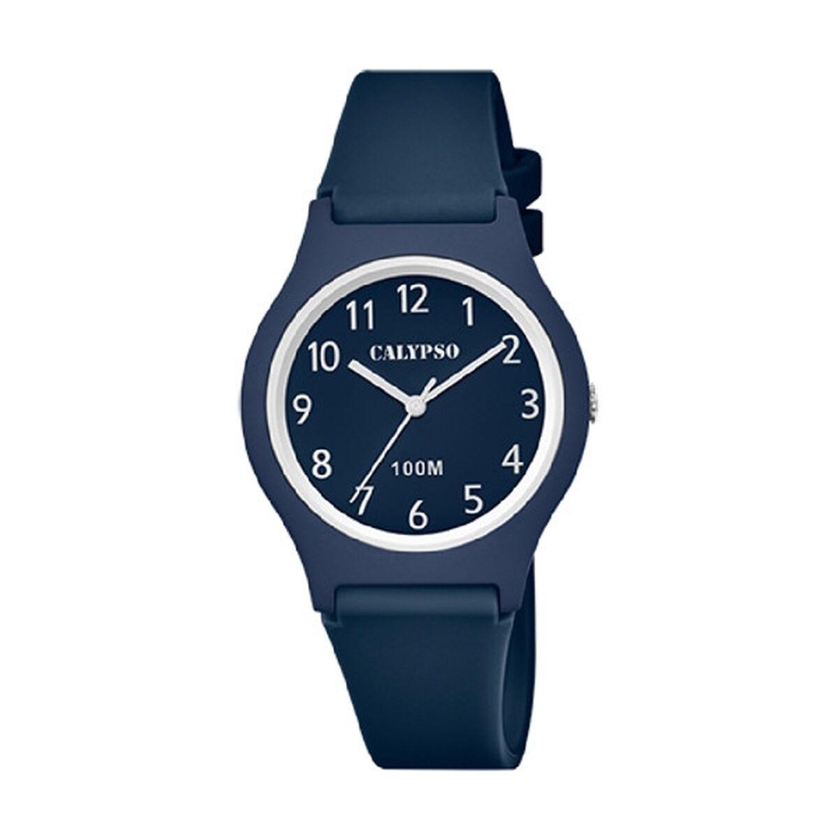 Calypso K5798/4 børneur - armbåndsur Ø 35 mm, blå billede