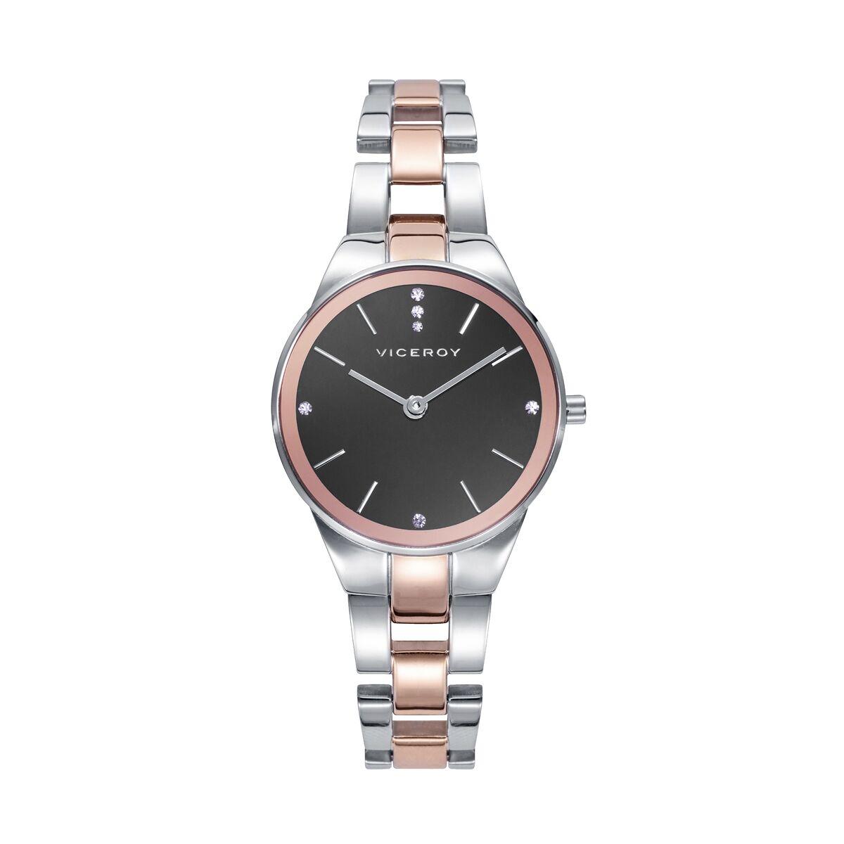 Dameur 42430-57 - armbåndsur Ø 30 mm, sort billede