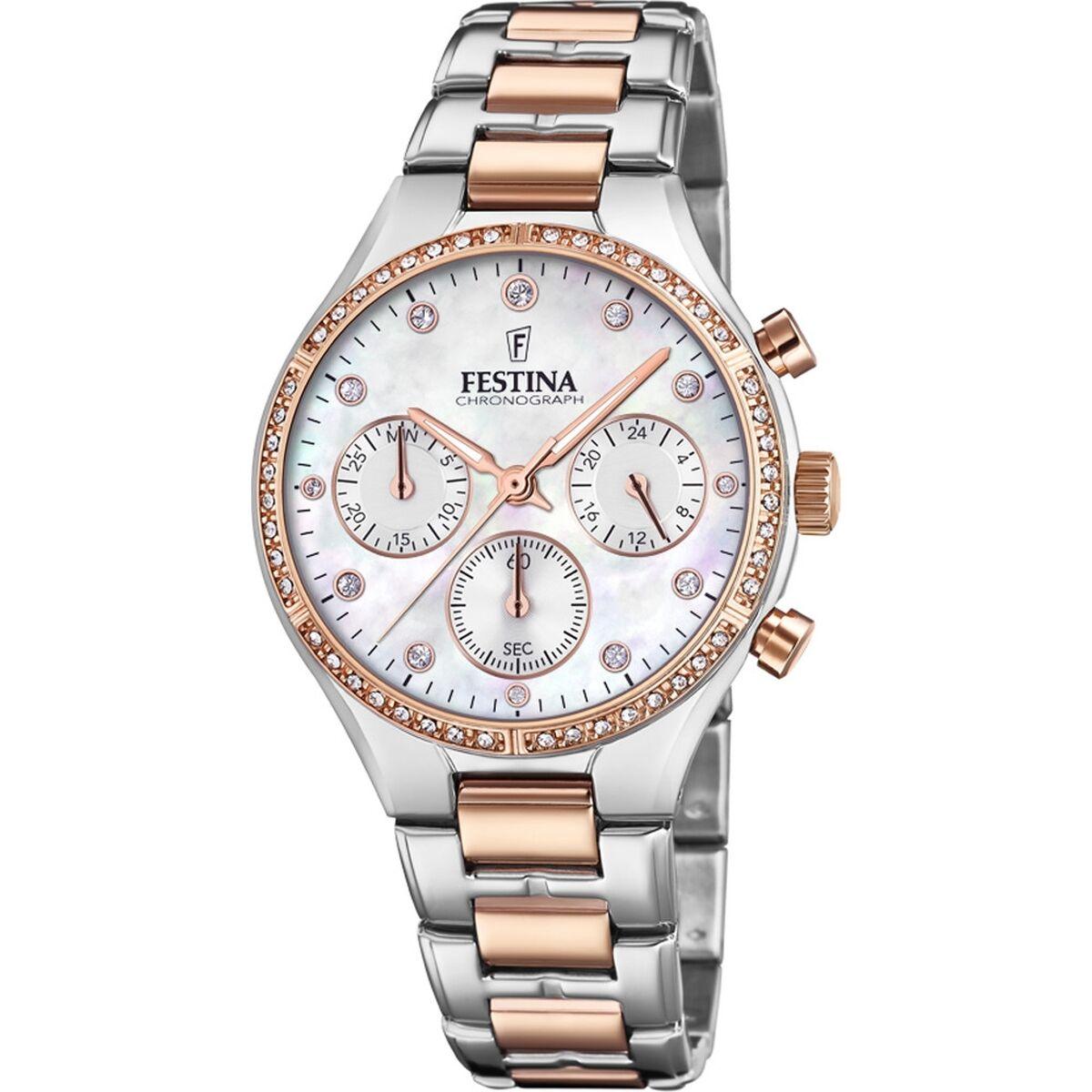 Festina F20403/1 herreur - sølvfarvet kronograf, 36 mm billede