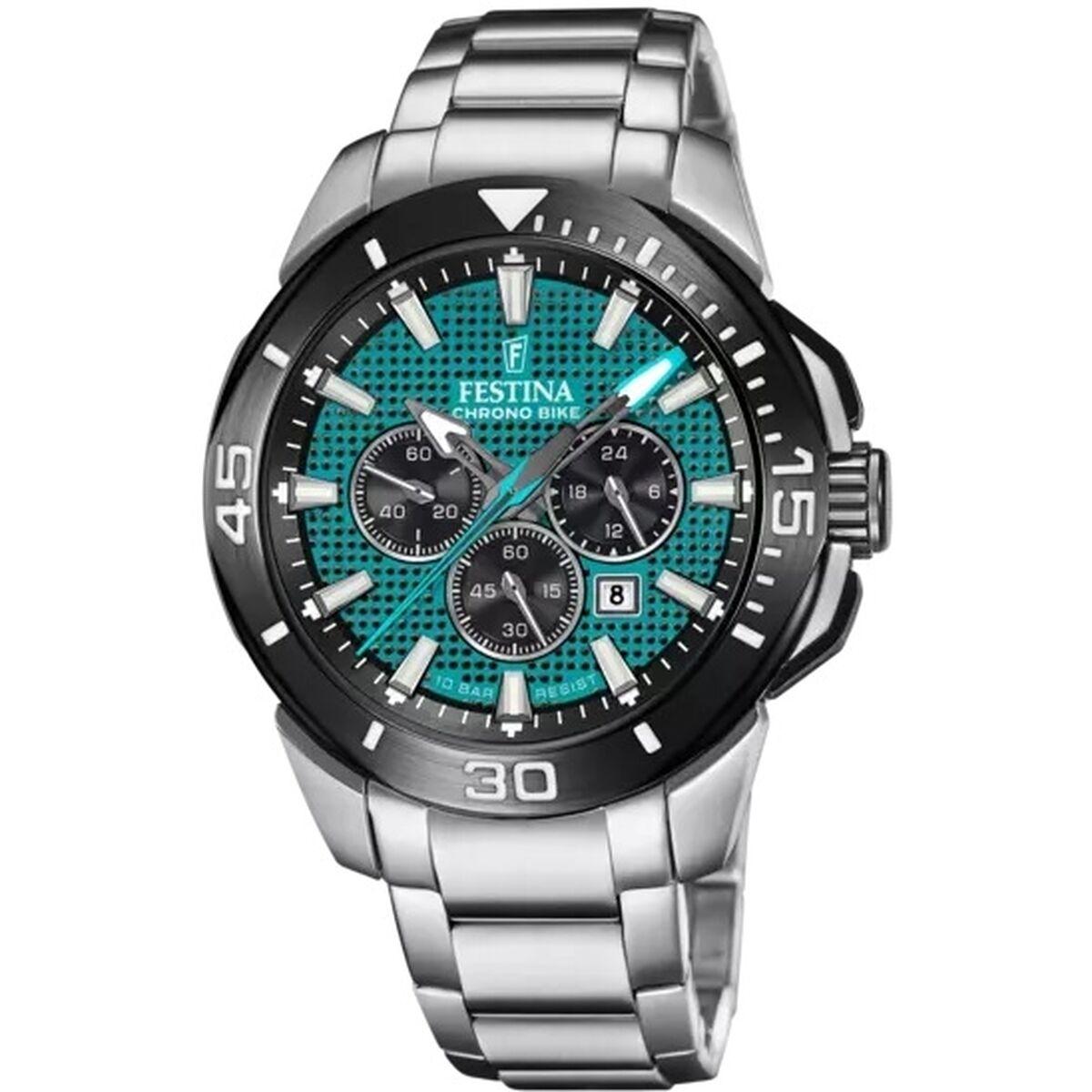 Festina F20641/3 herreur - sølvfarvet kronograf i rustfrit stål billede
