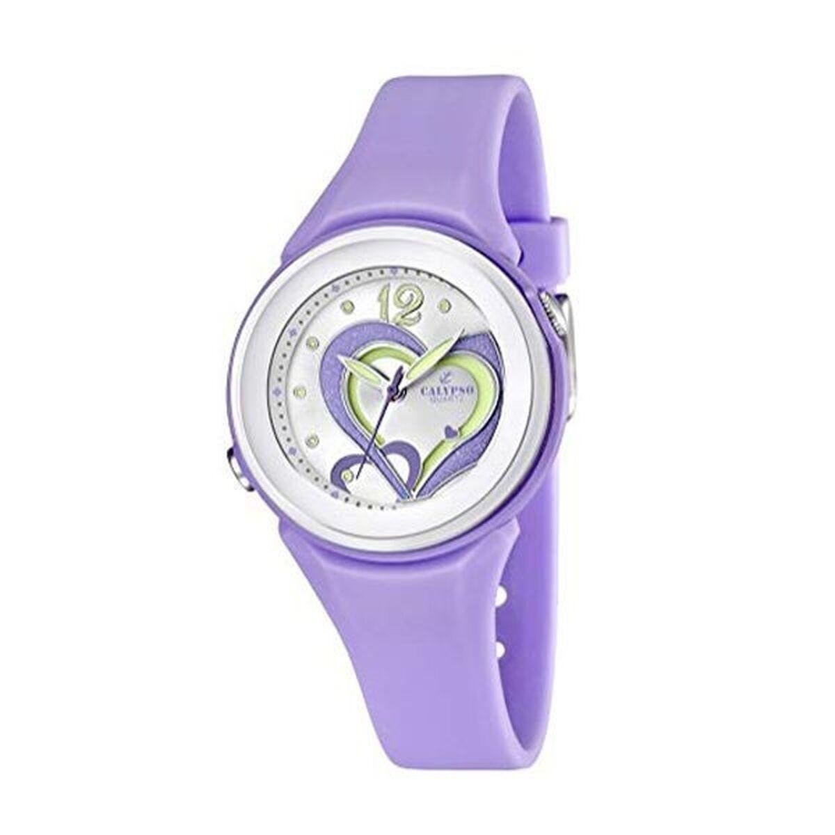 Calypso K5576/4 dameur - lilla armbåndsur med kvarts billede