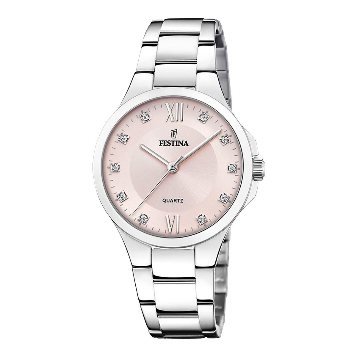 Festina F20582/2 dameur - pink skive, Ø 34 mm billede