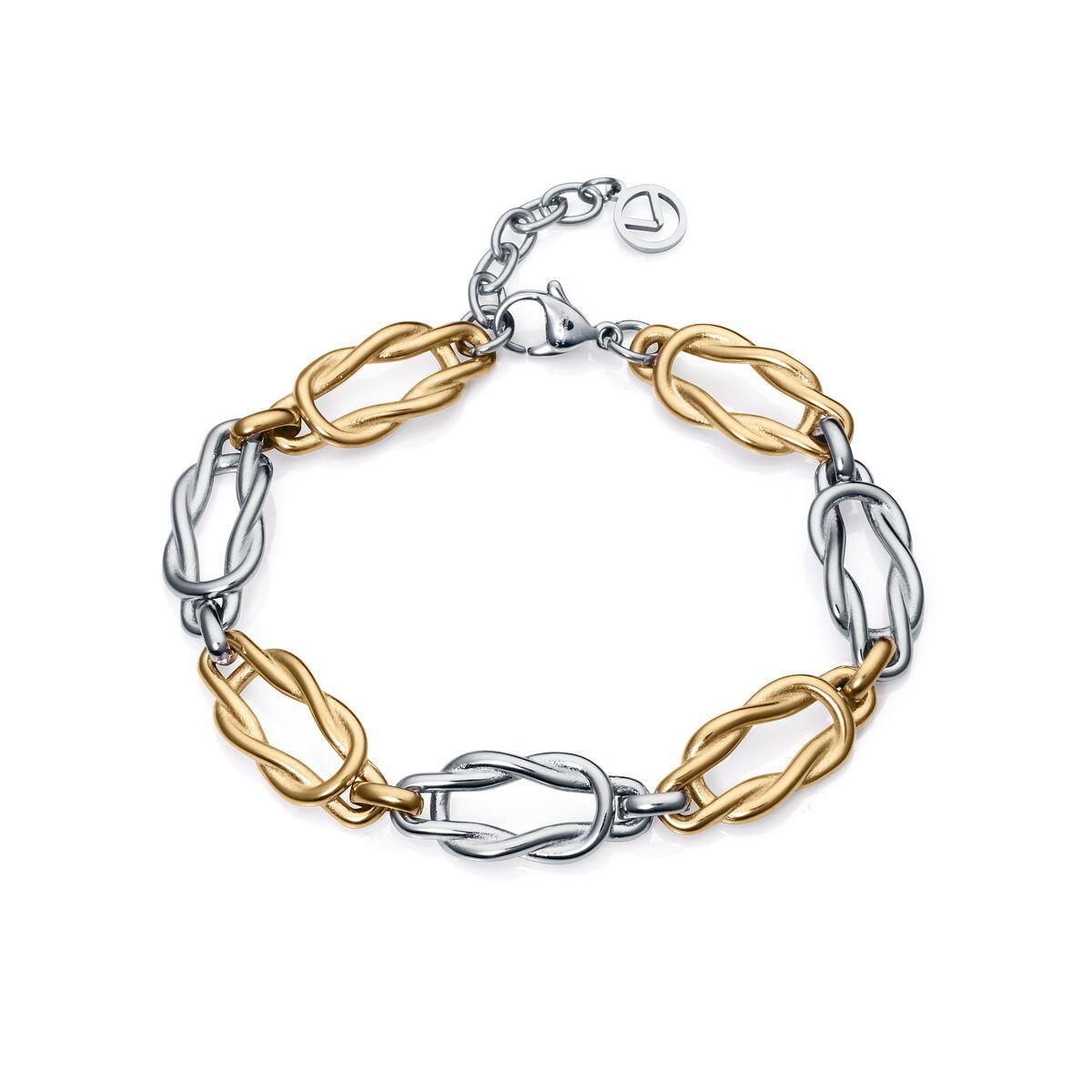 Armbånd til kvinder 14028P01000 - tofarvet kæde billede