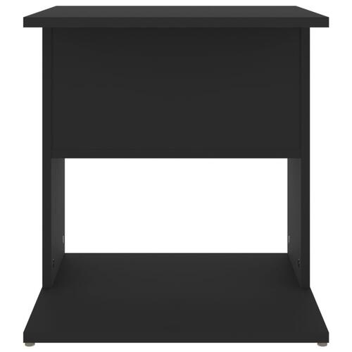 Sidebord 45x45x48 cm konstrueret træ sort