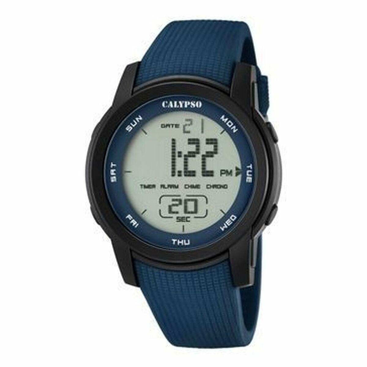Calypso K5698/2 digitalt herreur - armbåndsur til mænd billede