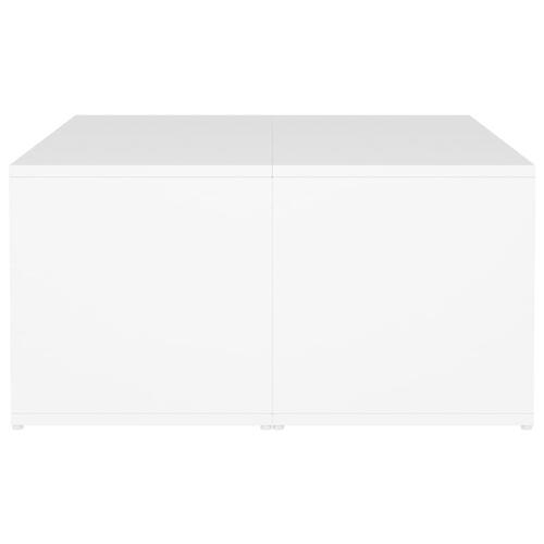 Sofabord 4 stk. 33x33x33 cm konstrueret træ hvid