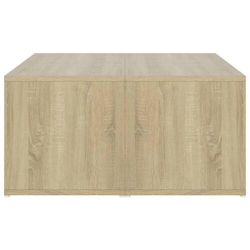 Sofabord 4 stk. 33x33x33 cm konstrueret træ sonoma-eg