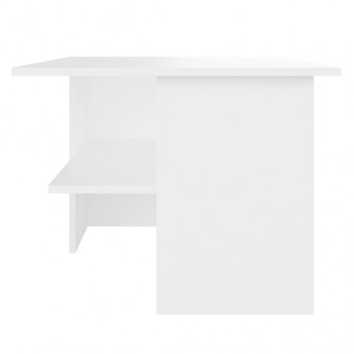 Sofabord 90x60x46,5 cm konstrueret træ hvid