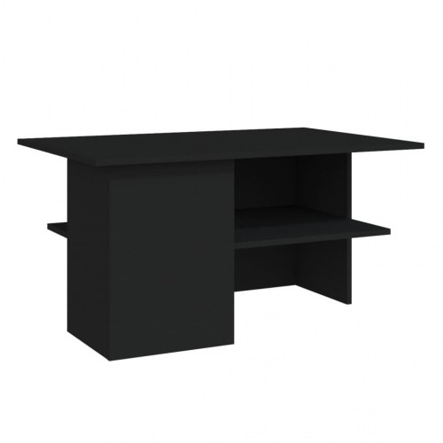 Sofabord 90x60x46,5 cm konstrueret træ sort