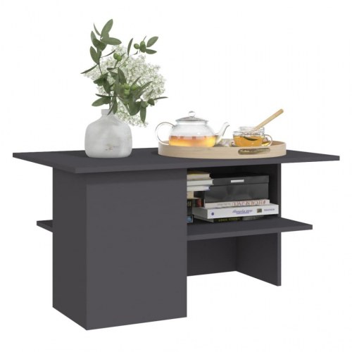 Sofabord 90x60x46,5 cm konstrueret træ grå