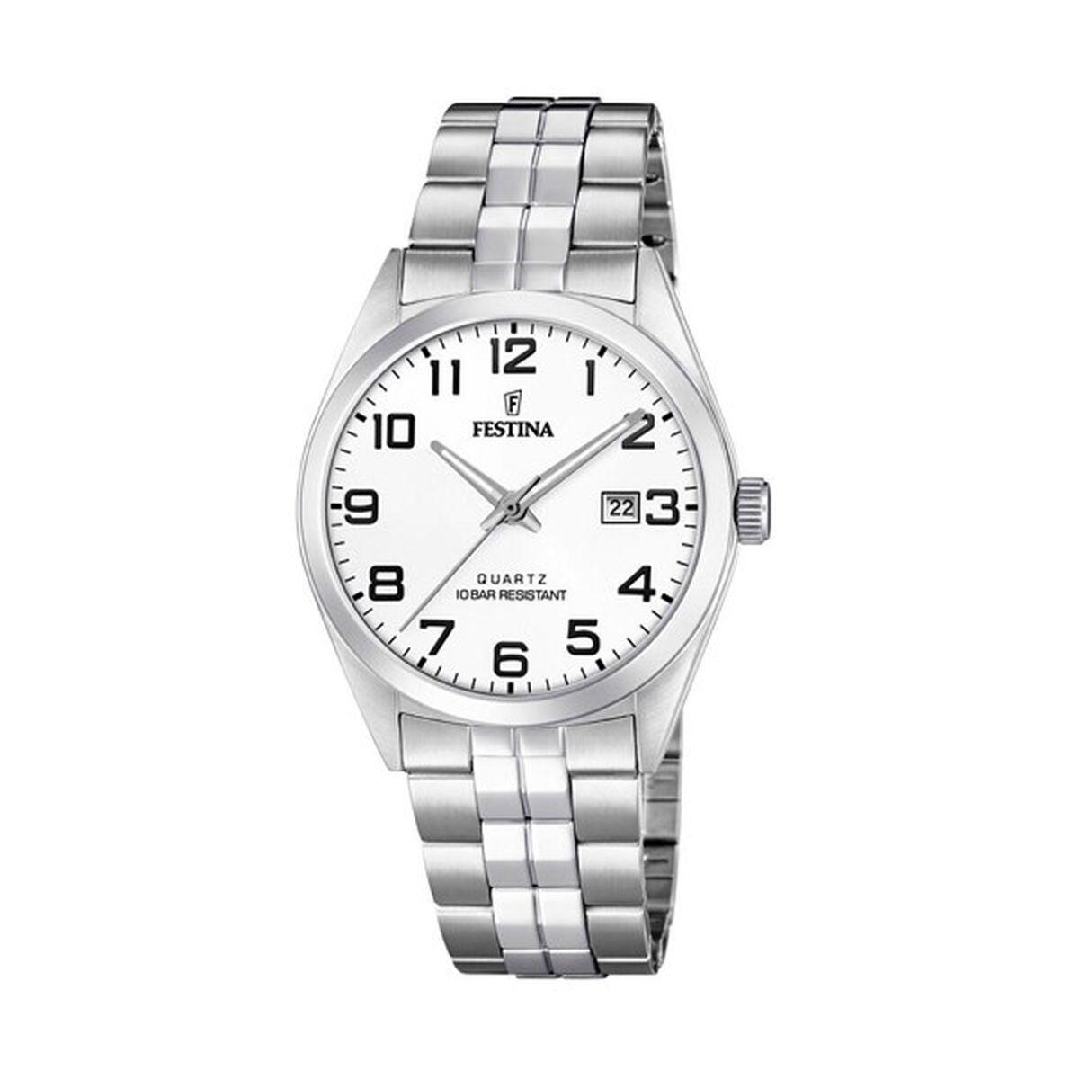 Festina F20437/1 herreur - sølvfarvet armbåndsur Ø 40 mm billede